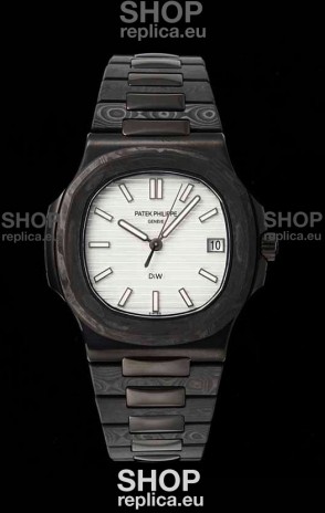 Patek Philippe Nautilus 5711 DiW Edition Ceramic/Carbon 1:1 Mirror Swiss Replica Watch