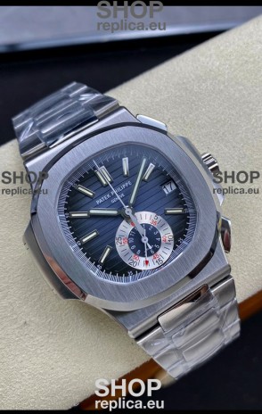 Patek Philippe Nautilus 5980/1A 904L Steel Case in Black Dial - 1:1 Mirror Replica
