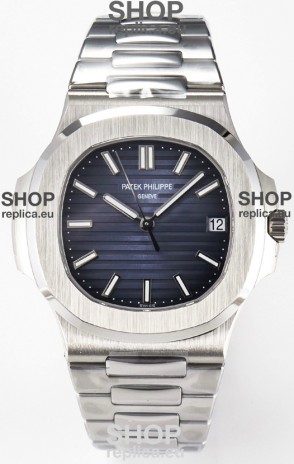 Patek Philippe Super Clone Nautilus 5711G-001 904L Steel Blue Dial 