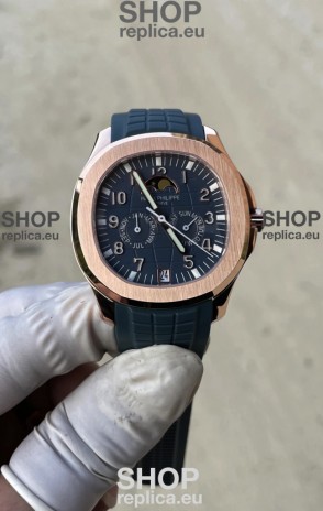 Patek Philippe Super Clone Aquanaut 5261R Swiss Replica in Rose Gold - 1:1 Mirror Edition