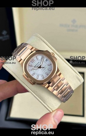Patek Philippe Nautilus Super Clone 7010/1GR-011 32MM 1:1 Mirror Replica 