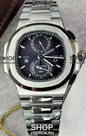 Patek Philippe Nautilus 5990/1A 904L Steel Case in Black Dial - 1:1 Mirror Replica