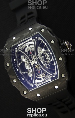 Richard Mille RM53-01 Pablo Mac Donough Black Carbon Case Swiss Replica Watch 