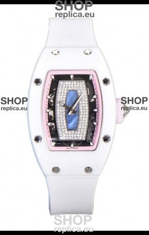 Richard Mille RM007 White Ceramic Pearl Dial Automatic Superclone Swiss Replica Watch