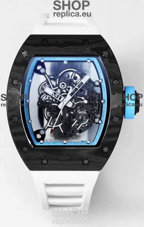 Richard Mille RM055 Black Carbon Casing 1:1 Superclone Genuine Tourbillon Watch 