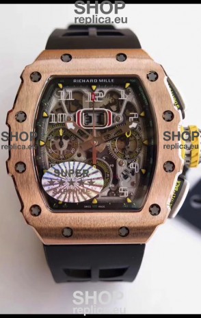 Richard Mille RM011-03 Felipe Massa 1:1 Mirror Quality One Piece Titanium Lightweight Case