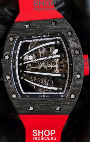 Richard Mille RM59-01 Genuine Tourbillon Movement in Black NTPT Carbon Casing