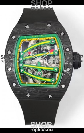 Richard Mille Super Clone RM59-01 Carbon NTPT Case Green Dial Swiss Replica Watch