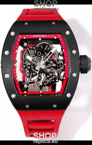 Richard Mille Super Clone RM055 Ceramic Casing with Genuine Tourbillon Watch 