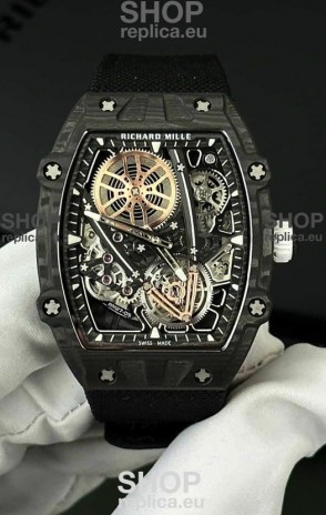 Richard Mille Super Clone 27-05 Black Carbon Casing Swiss Replica Watch 