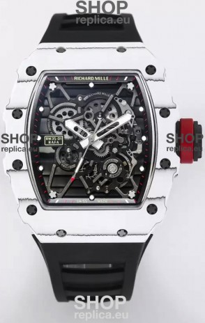 Richard Mille RM35-01 Rafael Nadal Carbon Fiber Casing with Genuine Tourbillon Super Clone Watch