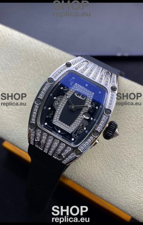 Richard Mille RM-07-01 Stainless Steel Diamonds Ladies 1:1 Mirror Replica Watch 
