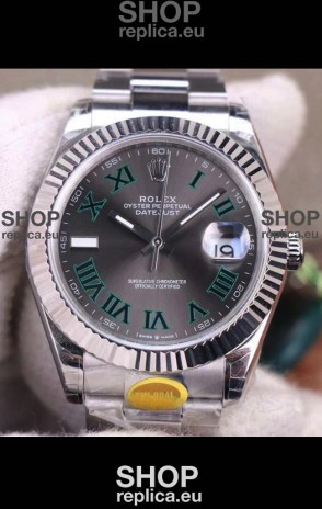 Rolex Datejust Wimbledon Cal.3235 Movement Swiss Watch - Ultimate 904L Steel 41MM