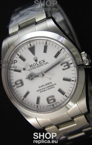 Rolex Explorer I 214270 White Dial - The Ultimate Best Edition Swiss Replica Watch