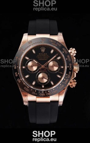 Rolex Daytona 116515LN Everose Gold Original Cal.4130 Movement - 1:1 Mirror 904L Steel Watch