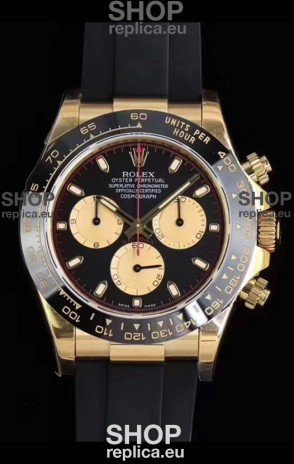 Rolex Daytona 116508 Yellow Gold Original Cal.4130 Movement - 1:1 Mirror 904L Steel Watch