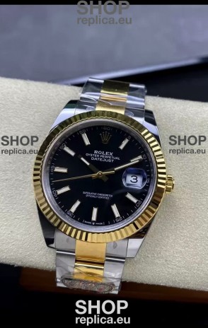Rolex Datejust 126331 41MM ETA 3235 Swiss 1:1 Mirror Replica Watch in Yellow Gold 904L Steel 