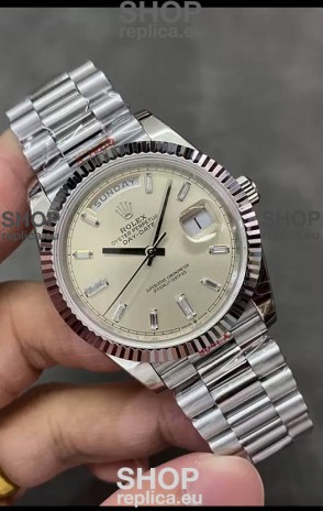 Rolex Day Date Presidential 904L Steel 40MM - Matte Dial 1:1 Mirror Quality Watch