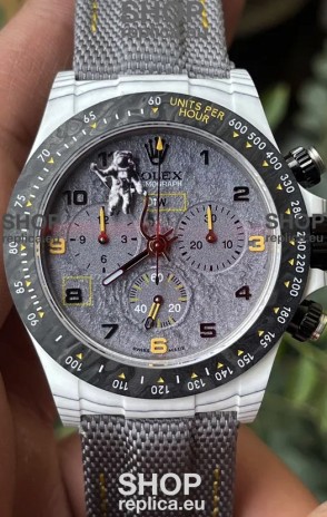 Rolex Cosmograph Daytona DiW Space Mission Carbon Fiber Watch Cal.4130 Movement