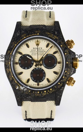 Rolex Daytona Super Clone DiW Desert Eagle Arabic Edition Watch - Forged Cabon Casing 1:1 Mirror Replica