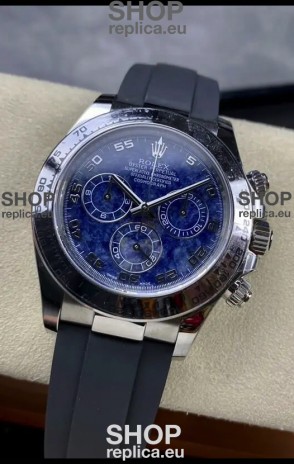 Rolex Cosmograph Daytona Blue Sodalite Dial Original Cal.4130 Movement - 904L Steel Watch
