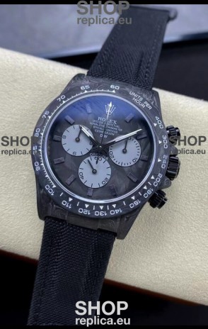 Rolex Daytona DiW All Carbon Graphite Edition Watch - Forged Cabon Casing 1:1 Mirror Replica