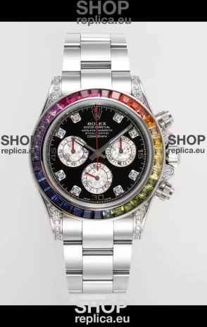 Rolex Cosmograph Daytona 116599RBOW Stainless Steel Original Cal.4130 Movement 