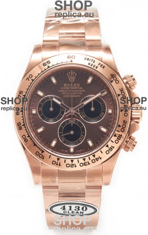 Rolex Cosmograph Daytona M116505 Rose Gold Casing and Brown Dial Original Cal.4130 Movement