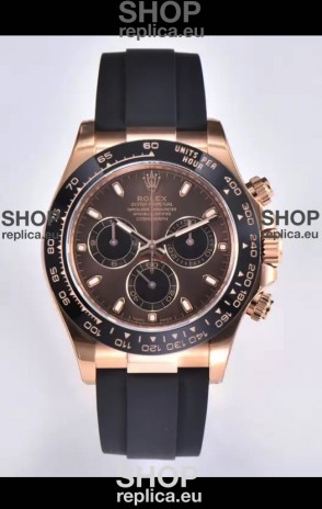 Rolex Cosmograph Daytona M116515 Rose Gold Original Cal.4130 Movement - 904L Steel Watch