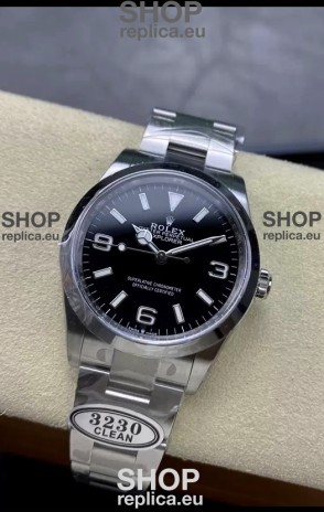 Rolex Explorer I M124270 Black Dial 36MM - 904L Steel in ETA 3230 Movement 