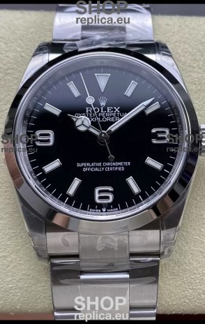 Rolex Explorer I M124270 Black Dial 36MM - 904L Steel in ETA 3230 Movement