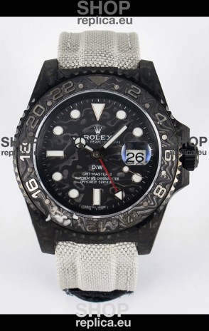 Rolex GMT Masters II Super Clone DiW Edition Swiss Replica Lightweight Carbon Casing Watch 