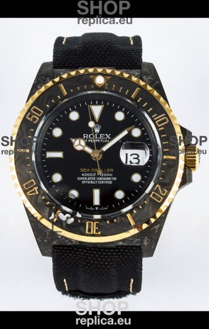 Rolex GMT Masters II Super Clone DiW Edition Swiss Replica Lightweight Carbon Casing Watch 