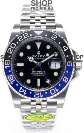 Rolex GMT Masters II 126710BLNR BATGIRL Cal.3285 72 Hours Power Jubilee Strap Swiss Replica 904L Steel 