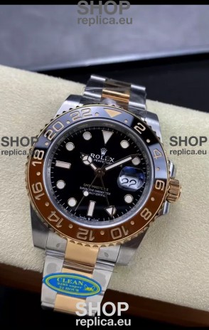 Rolex GMT Masters II M126711CHNR-0002 Everose Two Tone Gold Swiss Replica 1:1 Mirror Watch