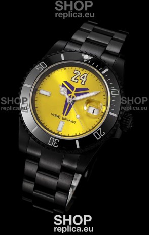 Rolex Submariner Swiss Kobe Bryant Edition Swiss Replica Watch in PVD Coated Case
