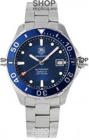 Tag Heuer Aquaracer Calibre 5 1:1 Mirror Replica Watch Blue Dial 904L Steel 41MM