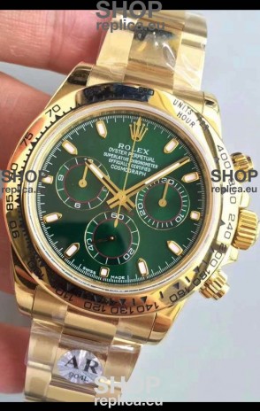 Rolex Cosmograph Daytona 116508 Yellow Gold Original Cal.4130 Movement - Improved Ultimate 904L Steel Watch