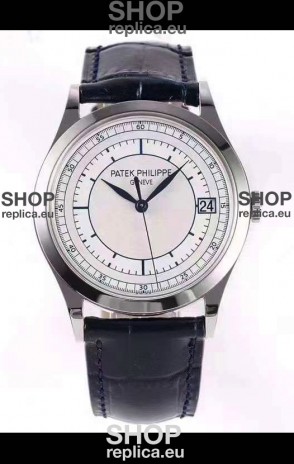 Patek Philippe Calatrava 5296 Sector Dial 1:1 Mirror Swiss Replica Watch Steel Casing