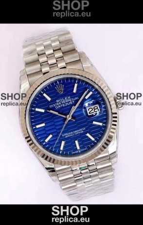 Rolex Datejust Fluted-Motif Dial 41MM Cal.3135 Movement Swiss Replica Watch in 904L Steel Casing