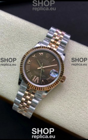 Rolex Datejust 278271 31MM Swiss Replica in 904L Steel in Brown Dial - 1:1 Mirror Replica