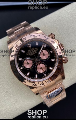 Rolex Daytona 116505 Rose Gold Original Cal.4130 Movement - 1:1 Mirror 904L Steel Watch