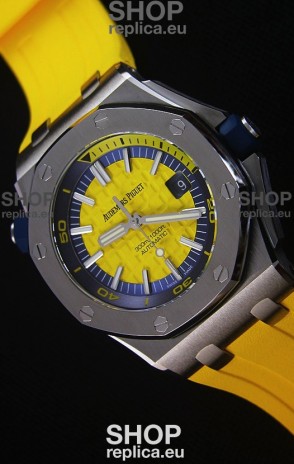 Audemars Piguet Royal Oak New Diver 1:1 Swiss Replica Watch in Yellow