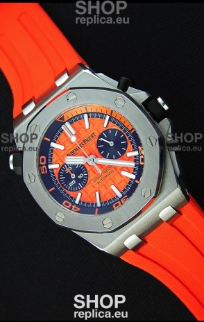 Audemars Piguet Royal Oak Offshore Diver Chronograph Swiss Quartz Replica Watch in Orange