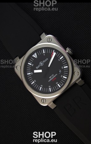 Bell & Ross BR03-92 Horograph Black Dial Swiss Rubber Strap 1:1 Mirror Replica Watch