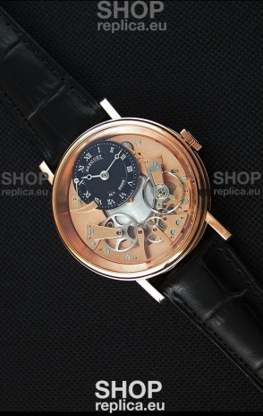 Breguet Tradition 7057BR/R9/9W6 Pink Gold Dual Tourbillon Swiss Replica Watch 