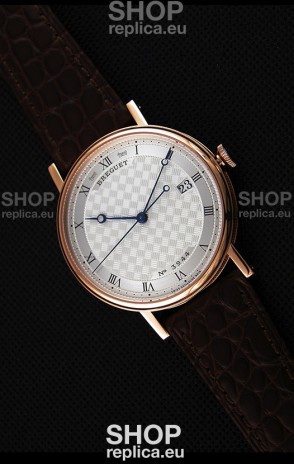 Breguet Classique 5177BR/12/9V6 Rose Gold Watch with Roman Hour Markers
