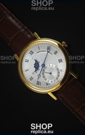 Breguet Classique Moonphase Yellow Gold Swiss Replica Watch