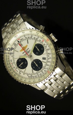 Breitling Navitimer 01 Swiss 1:1 Mirror Updated 2017 Replica Watch in White Dial