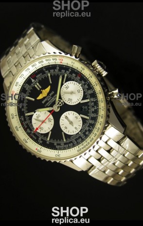 Breitling Navitimer 01 Swiss 1:1 Mirror Updated 2017 Replica Watch in Black Dial